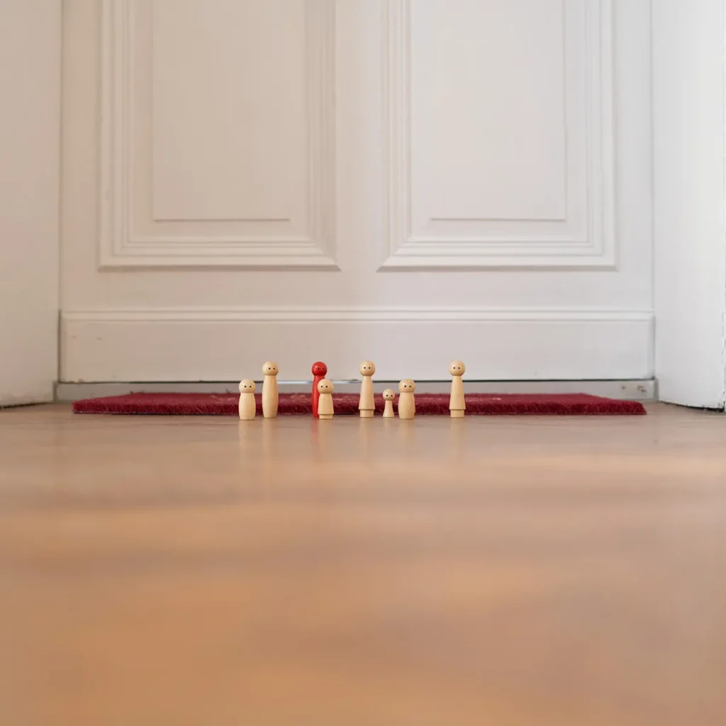 Eingangstür der Praxis für Psychotherapie und Coaching in Wuppertal | Helke Wieners